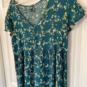Flowy floral sun dress